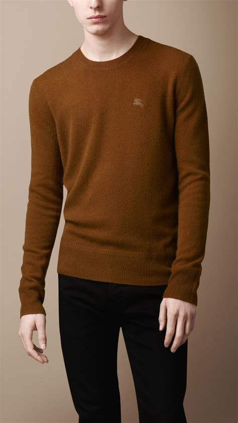 burberry brit cashmere crewneck sweater|Burberry signatures for men.